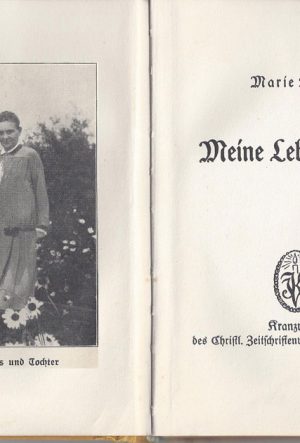 Marie Diers, Titelblatt von "Meine Lebensstrecke"