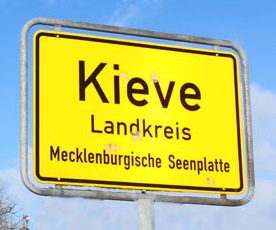 Ortsschild Kieve