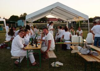 Weißes Dinner in Kieve 2019