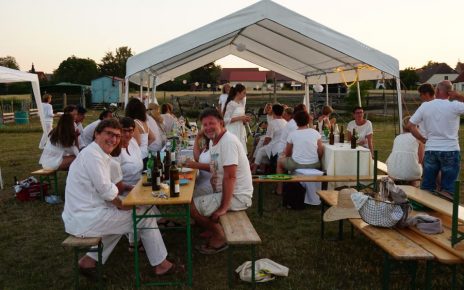 Weißes Dinner in Kieve 2019