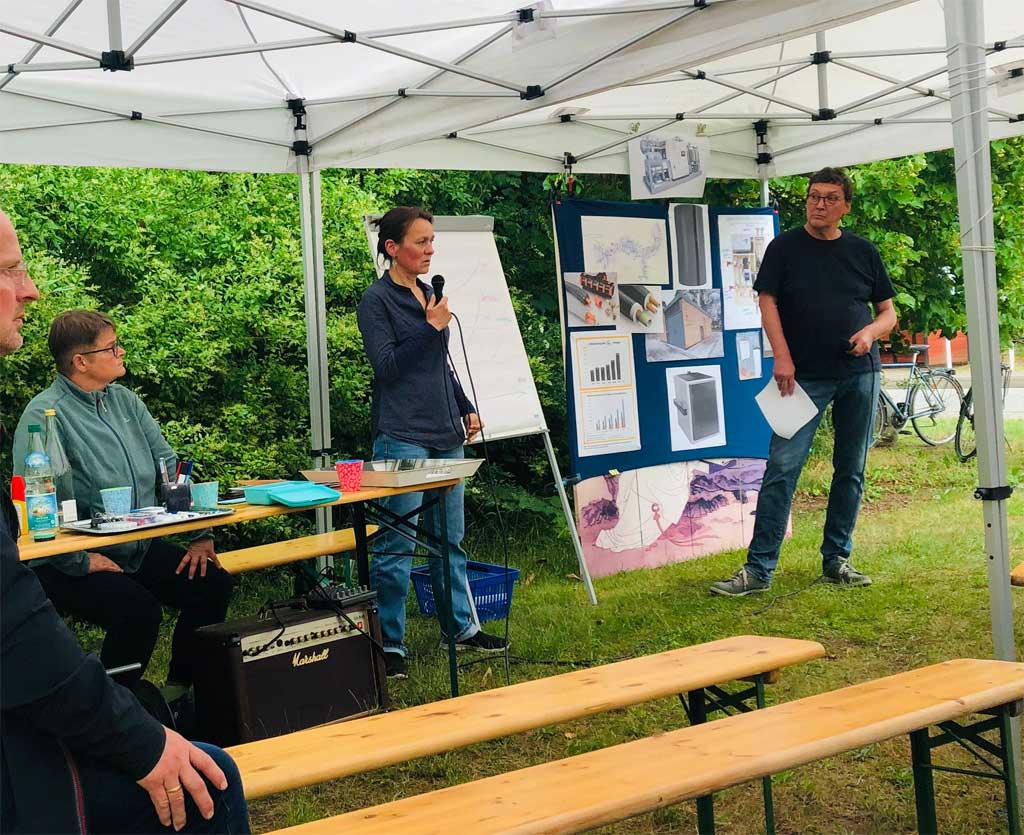 InfoVeranstaltung zum geplanten in Kieve Gemeinde Kieve